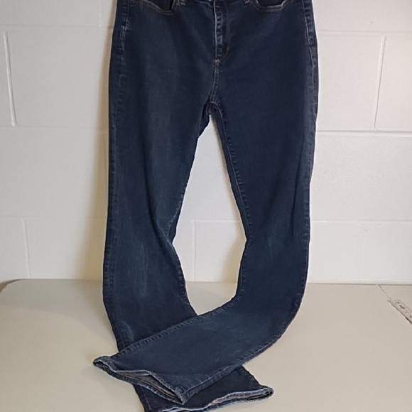 GAP Dark Denim the Perfect Boot 5 Pocket Jean Stretch Tall - Picture 8 of 10